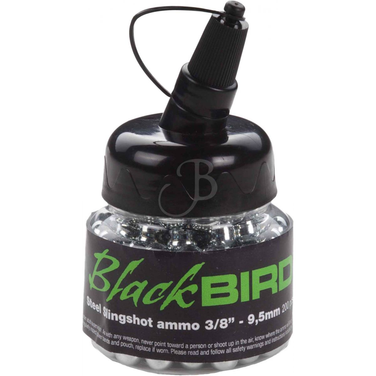 Rivenditore SFERE IN ACCIAIO PER FIONDA 9.5mm BLACKBIRD - Armeri