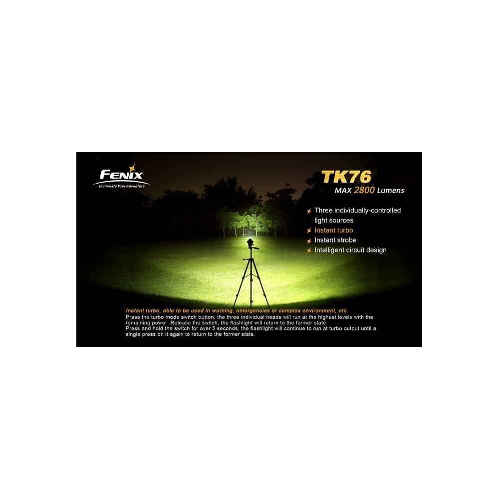 FENIX TK76 - 2800 LUMEN - TORCIA A LED - immagine 2