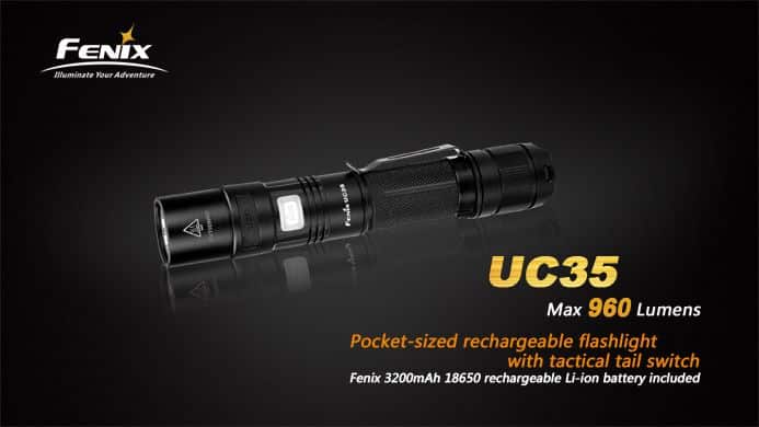 TORCIA RICARICABILE FENIX UC35 960 lm - immagine 4